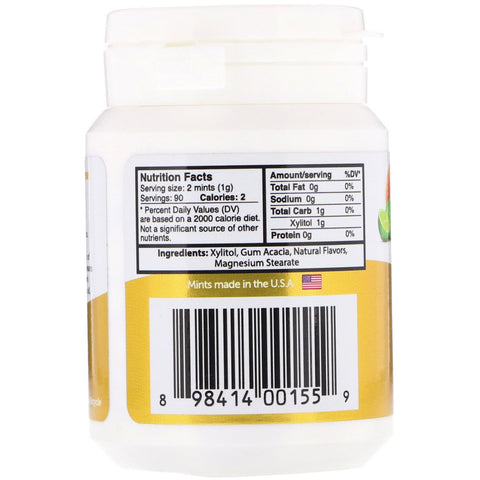 Epic Dental, Xylitol, sukkerfri, frisk frugtmynte, 180 stykker