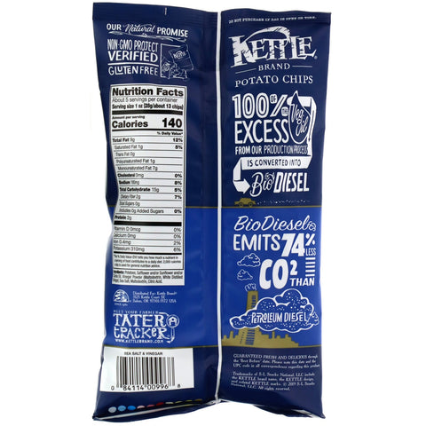 Kedelmad, kartoffelchips, havsalt og eddike, 5 oz (142 g)