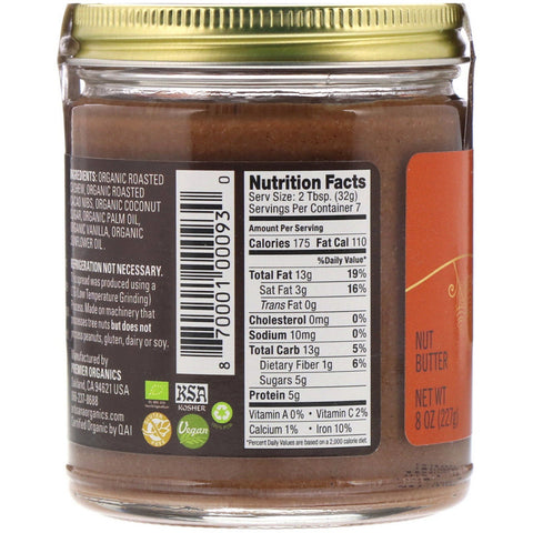 Artisana, s, Crema de cacao y anacardos, 8 oz (227 g)