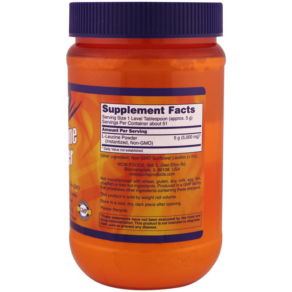 Now Foods, Sports, L-Leucine Powder, 9 oz (255 g)