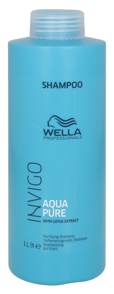Wella Professionals Invigo Aqua Pure Purifying Shampoo With Lotus Extract 1000 ml
