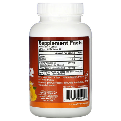Jarrow Formulas, Primrose, 1300 mg, 60 Softgels