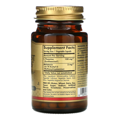 Solgar, Sweetest Dreams, 30 grøntsagskapsler