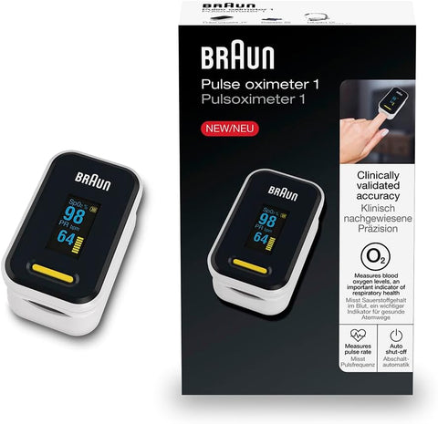 Braun Braun Pulse Oximeter 1 | Back-Lit Oled