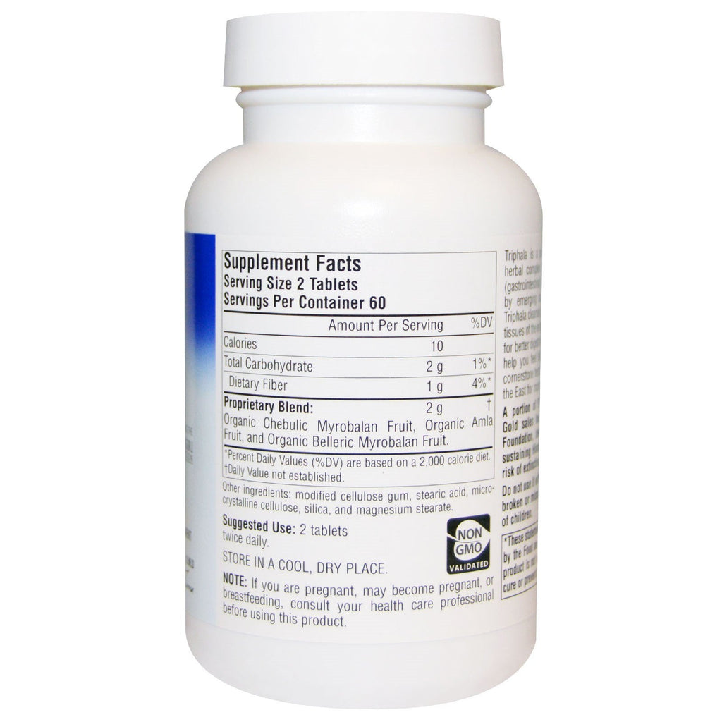 Planetariske urter, Triphala Gold, GI Tract Wellness, 1.000 mg, 120 tabletter