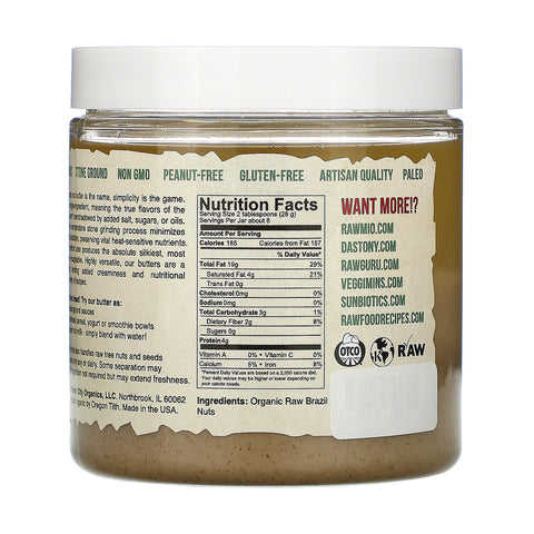 Dastony, Mantequilla de nuez de Brasil, 8 oz (227 g)