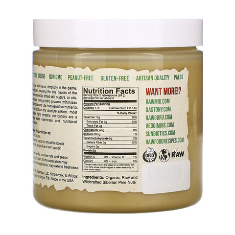 Dastony, Mantequilla de piñones silvestres, 8 oz (227 g)