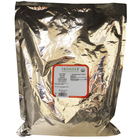 Frontier Natural Products, Flores de milenrama cortadas y tamizadas, 16 oz (453 g)