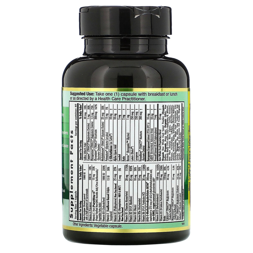 Emerald Laboratories, coenzymerede kvinders 45+ 1-dages multi, 60 grøntsagskapsler