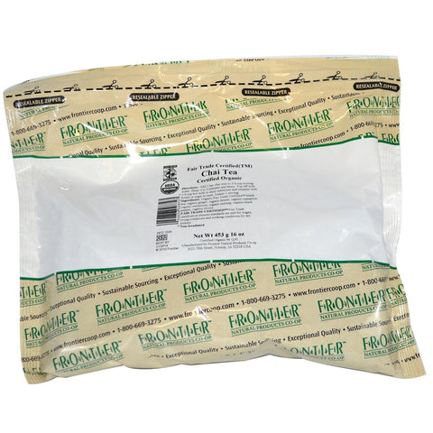Frontier Natural Products, Té Chai de comercio justo, 16 oz (453 g)