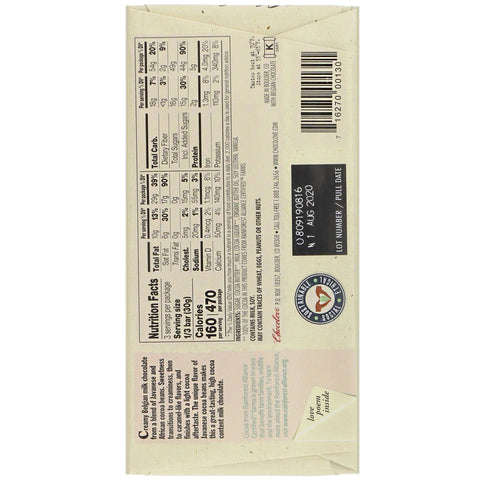 Chokolove, mælkechokolade, 33 % kakao, 3,2 oz (90 g)