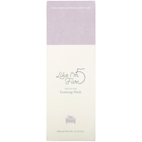 Like I'm Five, Top To Toe Foaming Wash, 10.14 oz (300 ml)