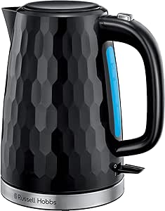 Russell Hobbs Kettle | 1.7L | 3kW | Honeycomb | Black