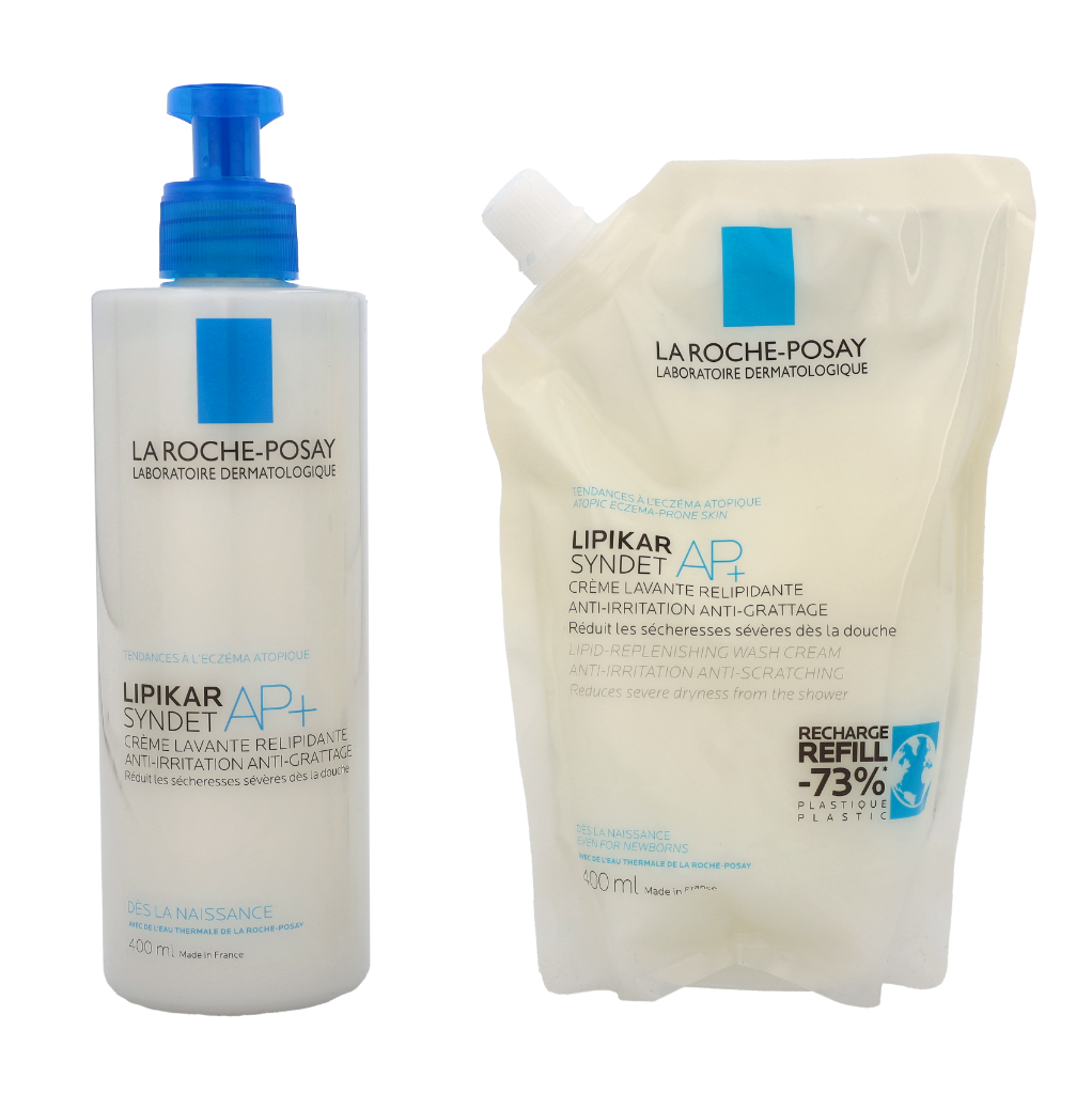 LRP Lipikar Syndet AP+ Eco-Refill Set 800 ml