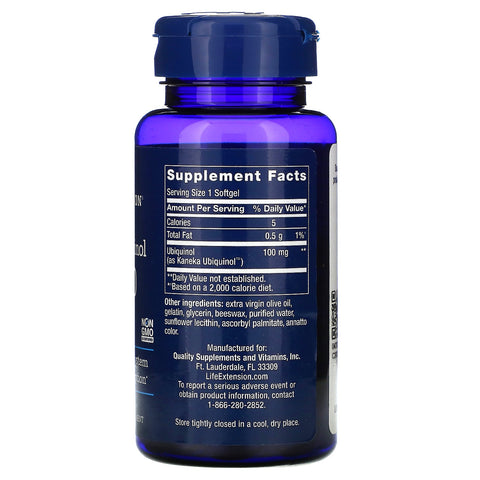 Life Extension, Super Ubiquinol CoQ10, 100 mg, 60 Softgels