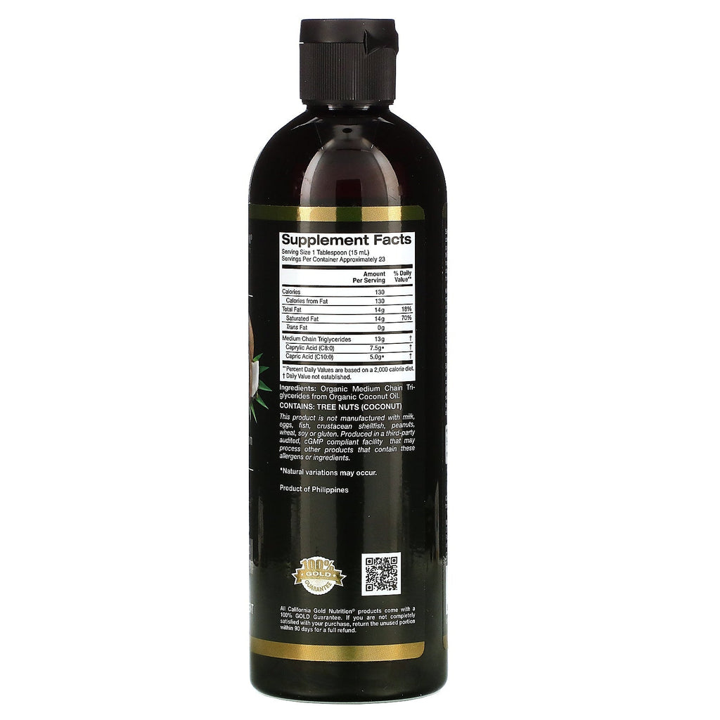 California Gold Nutrition, MCT Oil, 12 fl oz (355 ml)