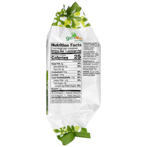 gimMe, Premium ristet tang, ekstra jomfru olivenolie, 0,35 oz (10 g)