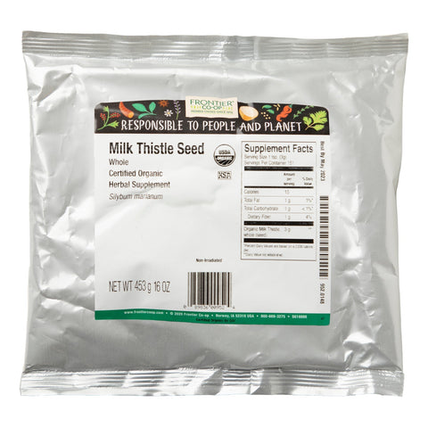 Frontier Natural Products, sødmælk tidselfrø, 16 oz (453 g)