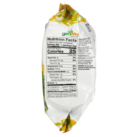 gimMe, Premium ristet tang, ristet sesam, 0,35 oz (10 g)