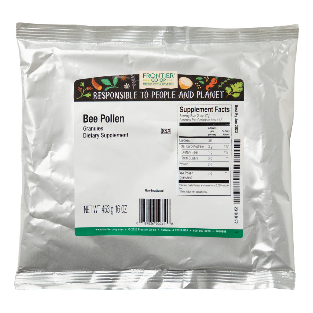 Frontier Natural Products, Bee Pollen Granules, 16 oz (453 g)