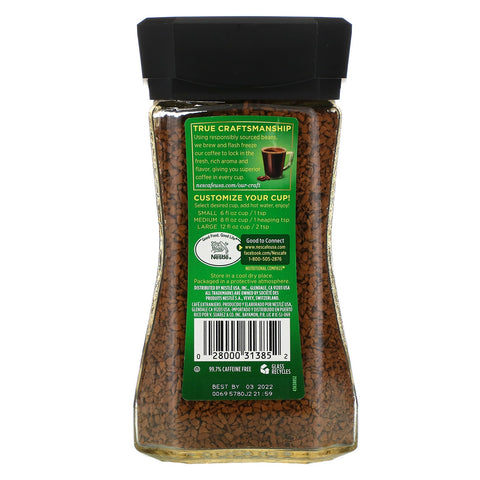 Nescafé, Taster's Choice, café instantáneo, mezcla casera descafeinada, 7 oz (198 g)