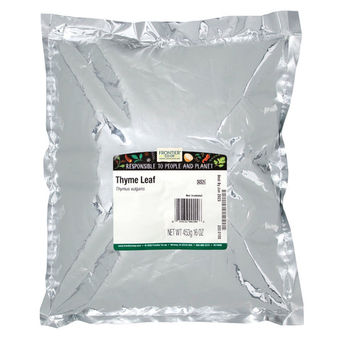 Frontier Natural Products, hoja de tomillo, 16 oz (453 g)