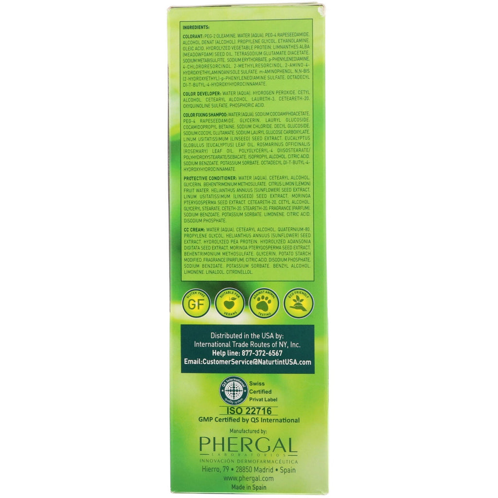 Naturtint, Permanent Hårfarve, 6N Mørkeblond, 5,6 fl oz (165 ml)