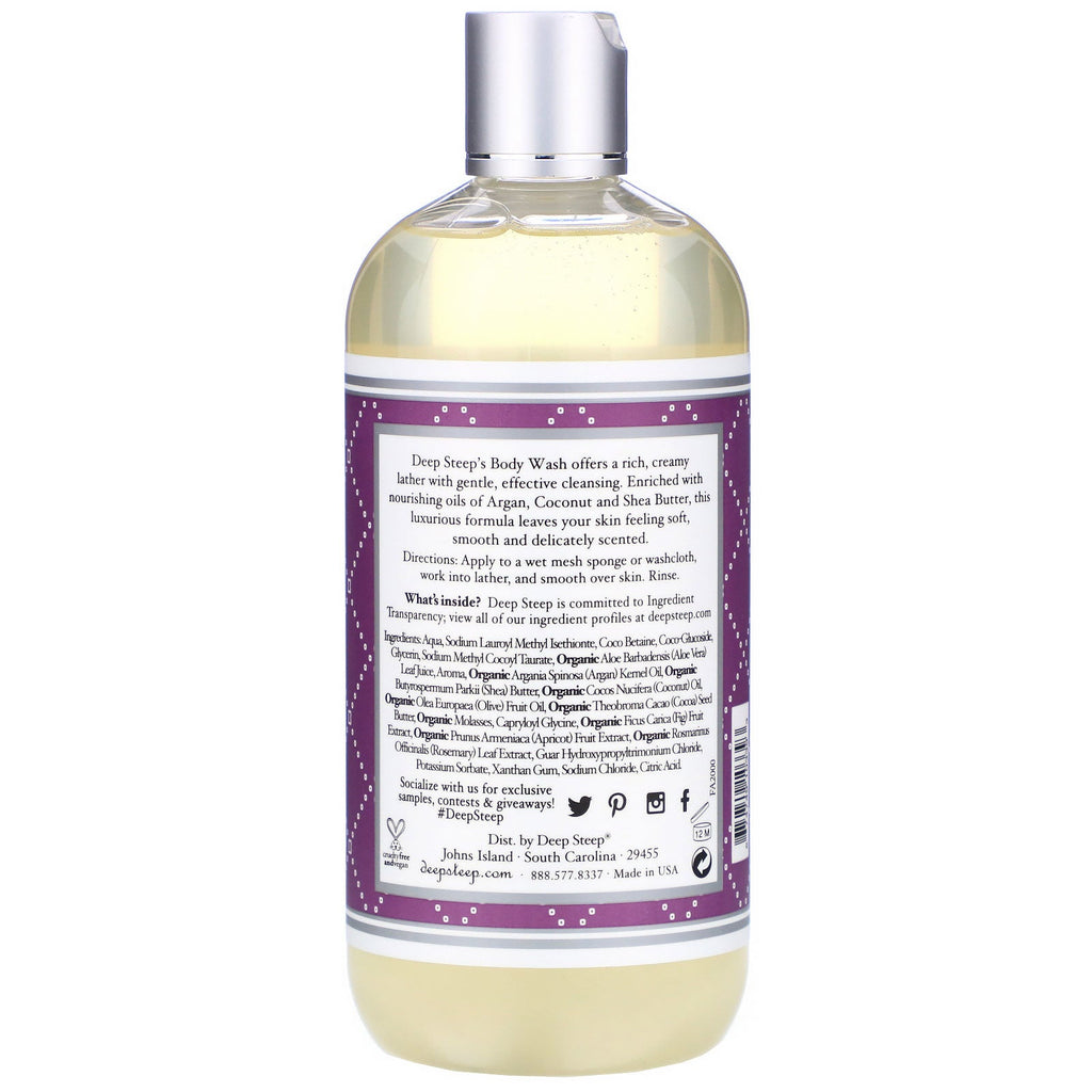 Deep Steep, Body Wash, Fig - Abrikos, 17 fl oz (503 ml)