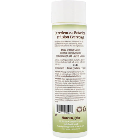 NutriBiotic, Everyday Clean, Conditioner, Botanical Blend, 10 fl oz (296 ml)