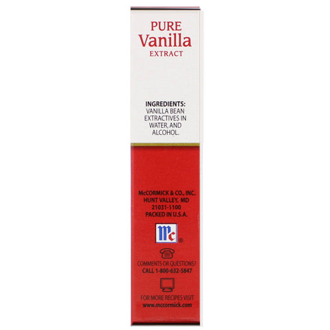 McCormick, Extracto puro de vainilla, 29 ml (1 oz. líq.)