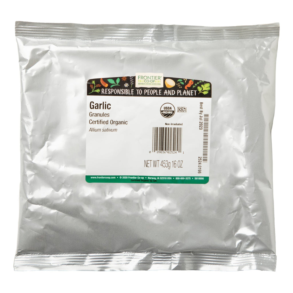 Frontier Natural Products, hvidløgsgranulat, 16 oz (453 g)