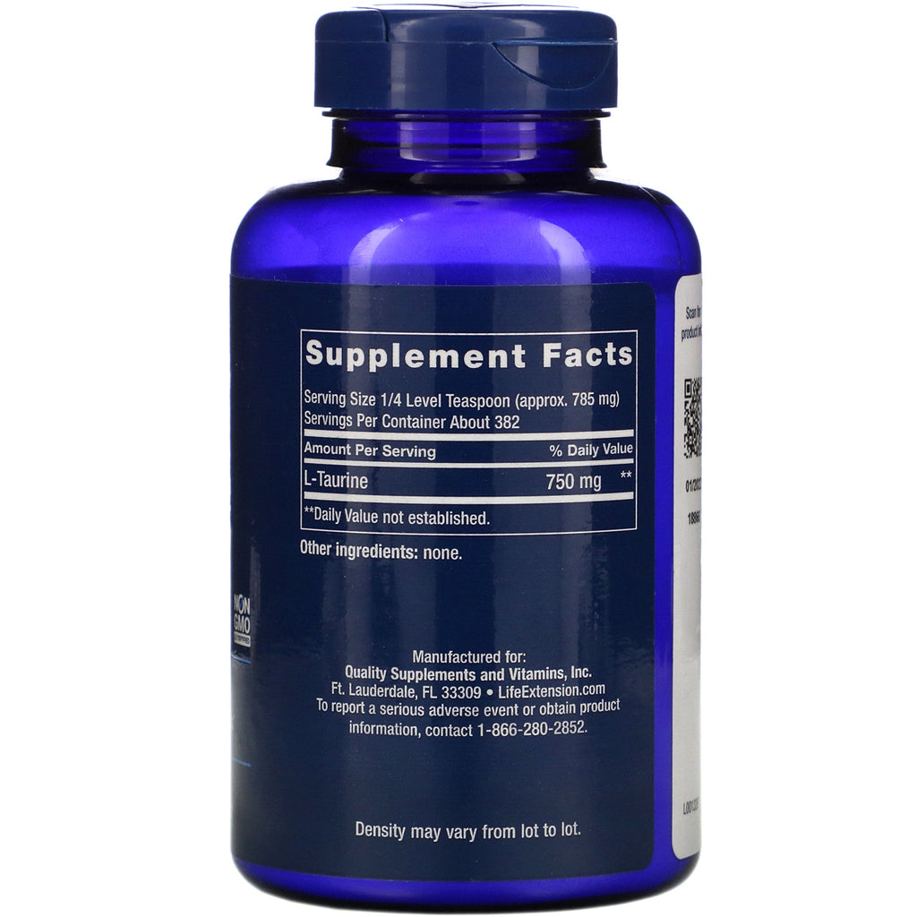 Life Extension, L-Taurine Powder, 10.58 oz (300 g)