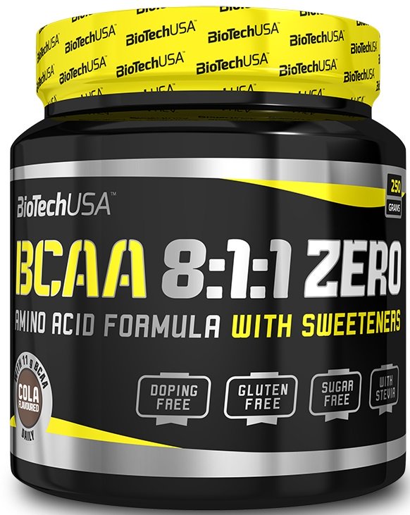 BioTechUSA, BCAA 8:1:1 Zero, Blue Raspberry - 250g
