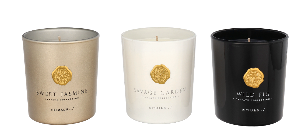 Rituals Private Collection Duftende Mini stearinlys Sæt - Sort 420 g