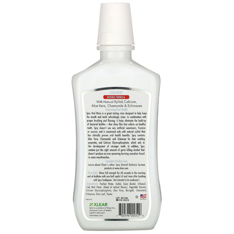 Xlear, Spry, Oral Rinse, Natural Coolmint, 16 fl oz (473 ml)