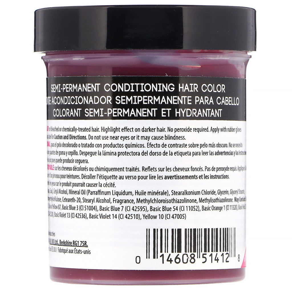 Punky Colour, Semi-Permanent Conditioning Hair Color, Flamingo Pink, 3.5 fl oz (100 ml)