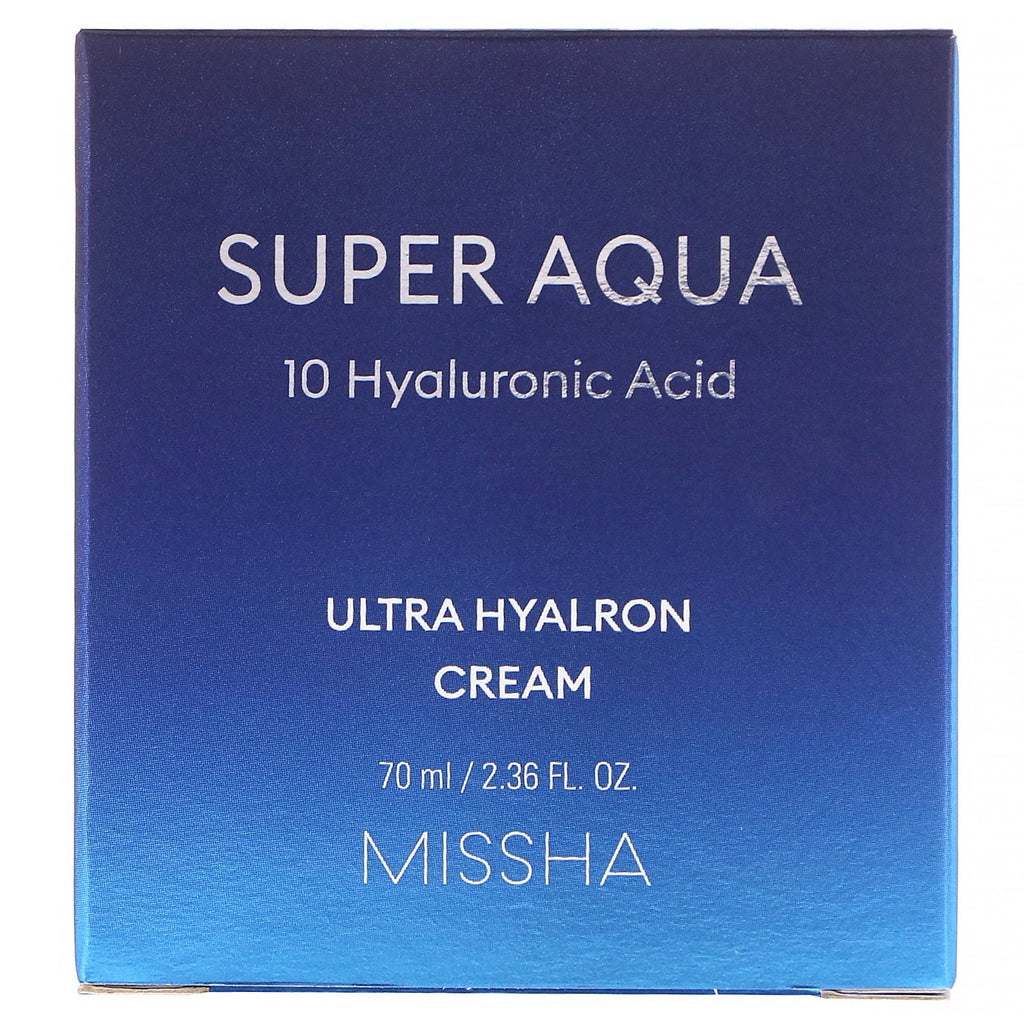 Missha, Super Aqua, Ultra Hyalron Cream, 2.36 fl oz (70 ml)