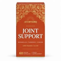Ayurvediq Wellness Joint Support with Vitamin C + D3 - 60 Vegan Capsules