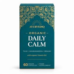 Ayurvediq Wellness FREE - Organic Daily Calm with Vitamin B12 - 60 Vegan Capsules