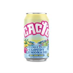 Cacto Drinks Cacto: Cloudy Lemonade & Prickly Pear - Low sugar vitamin soda