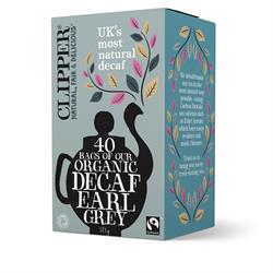 Clipper Clipper Organic & Fair Trade Earl Grey Decaf Tea 40 Teabags