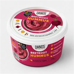 DANDS DANDS Beetroot Hummus Tub 170g