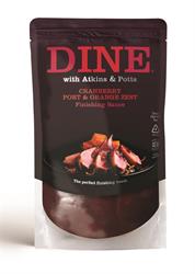 DINE in with Atkins and Potts DINE Cranberry Port and Orange Zest Sauce 325g