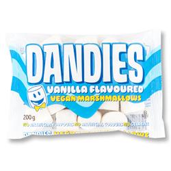 Dandies Dandies Vegan Vanilla  Marshmallows. Regular 200g