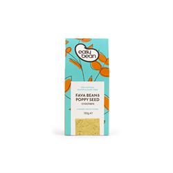 Easy Bean Fava Bean & Poppy Seed Crackers 150g