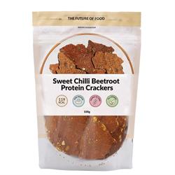 Foodhak Foodhak Sweet Chilli Beetroot Protein Crackers 100g