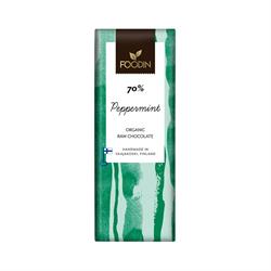 Foodin Organic Raw Chocolate Peppermint 70% 40g