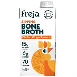 Freja FREE Freja Sipping Bone Broth Chicken Ginger & Turmeric 500ml