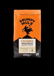 Grumpy Mule Grumpy Mule Organic Colombia Whole Beans 200g