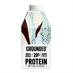 Grounded Mint Chocolate dairy free plant-based protein m*lkshakes 490ml.